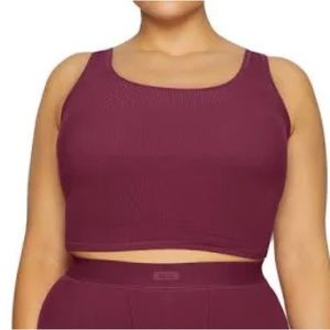 SKIMS super limited edition WINE color soft lounge tank sized small